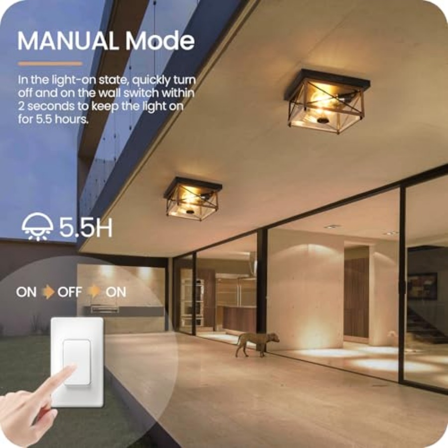 Outdoor Ceiling Light with Mot - огляд і ціна Outdoor Lighting Motion Sensor