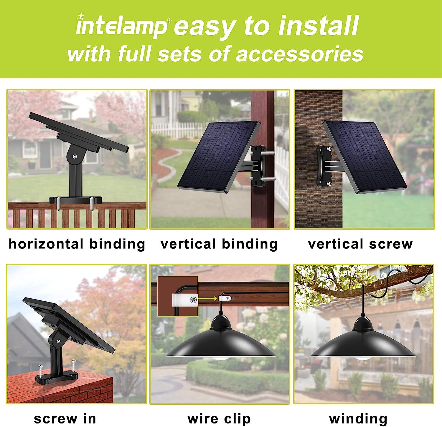 intelamp Solar Pendant Lights  - огляд і ціна Outdoor Lighting Chandelier