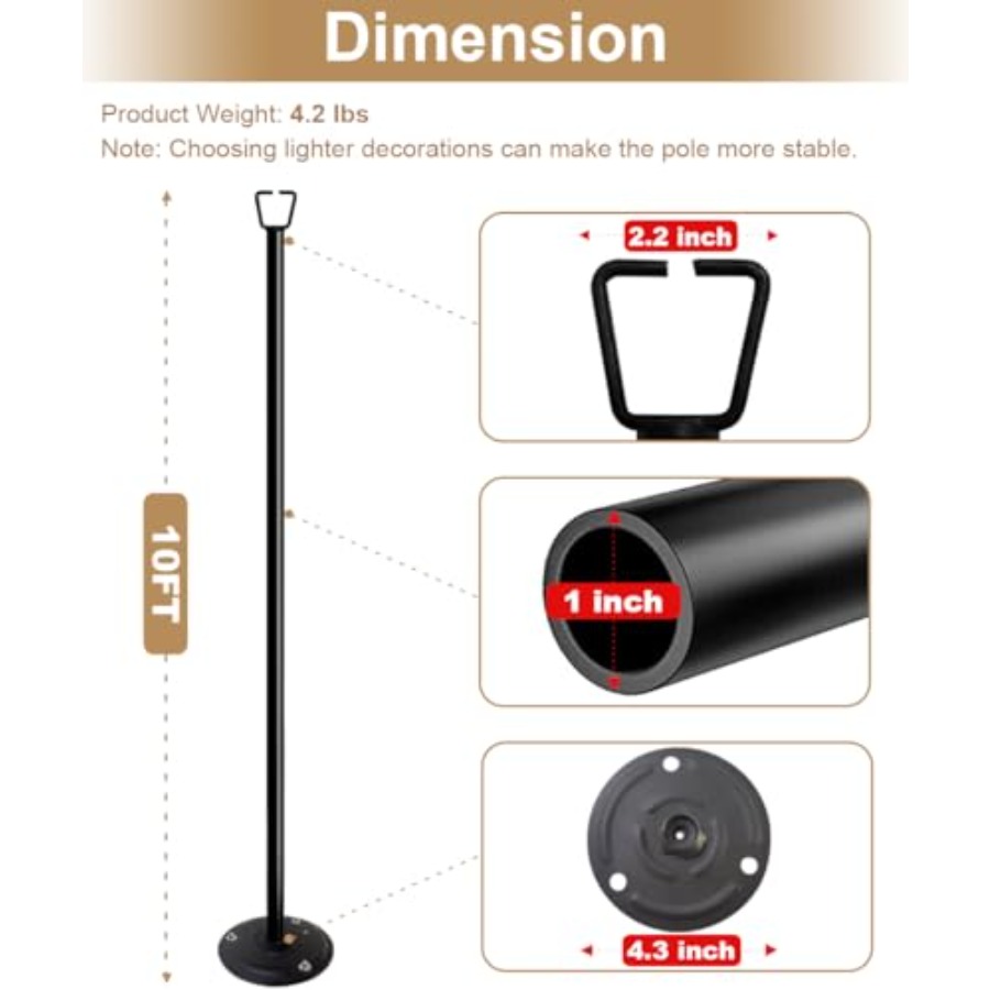 10Feet Ground Base String Ligh - огляд і ціна String Light Bistro