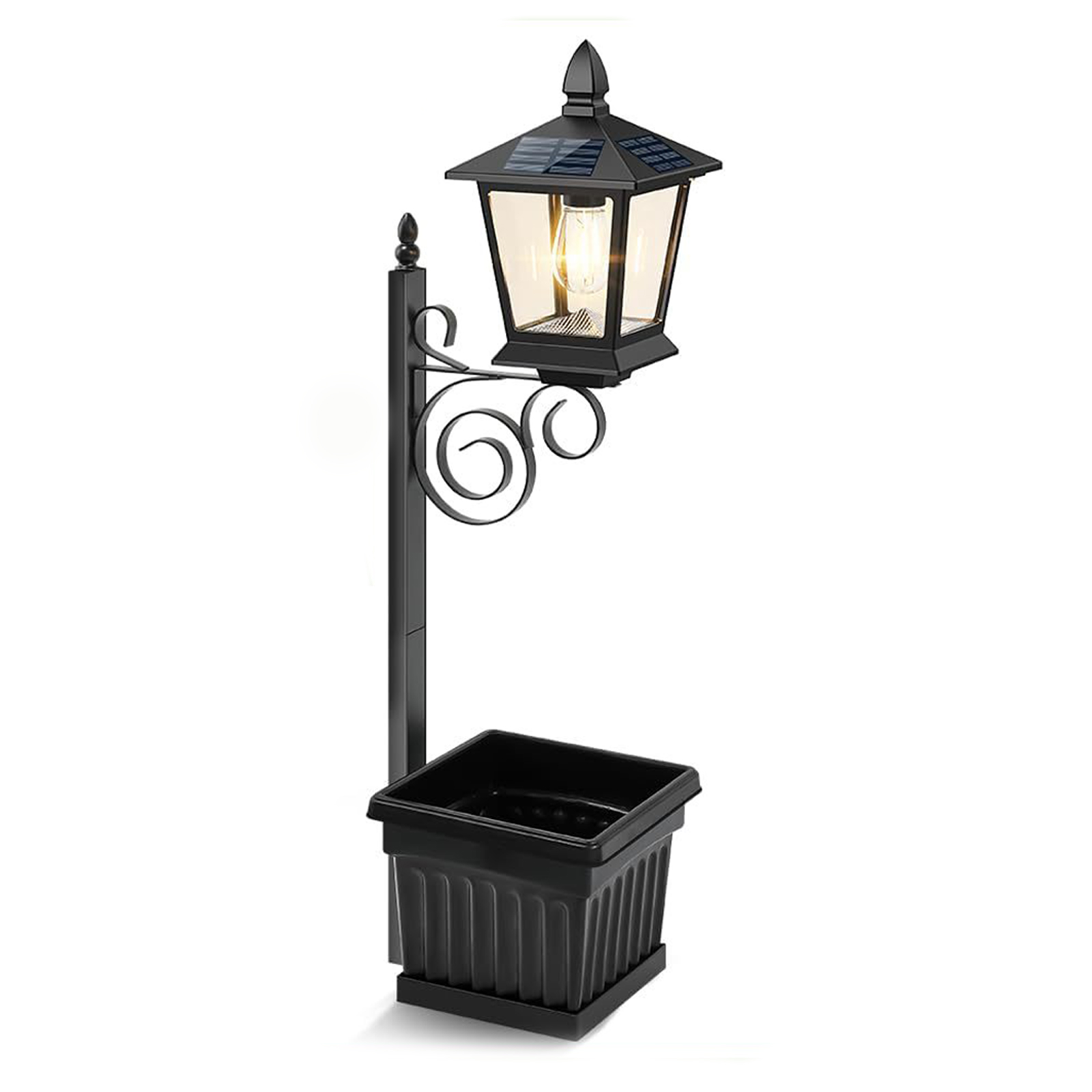 2-in-1 Solar Planter Lamp 8-10 - огляд і ціна Outdoor Lighting Front Yard