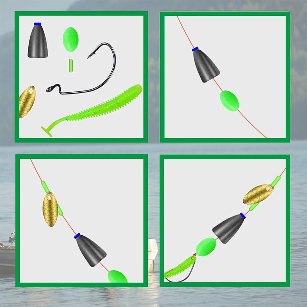 Glow Fishing Beads Oval Lumino - огляд і ціна Outdoor Lighting Effects