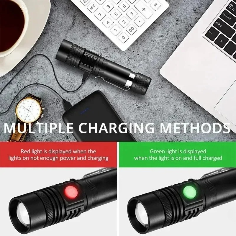 T6 LED Rechargeable Flashlight - огляд і ціна Outdoor Lighting Junction Box