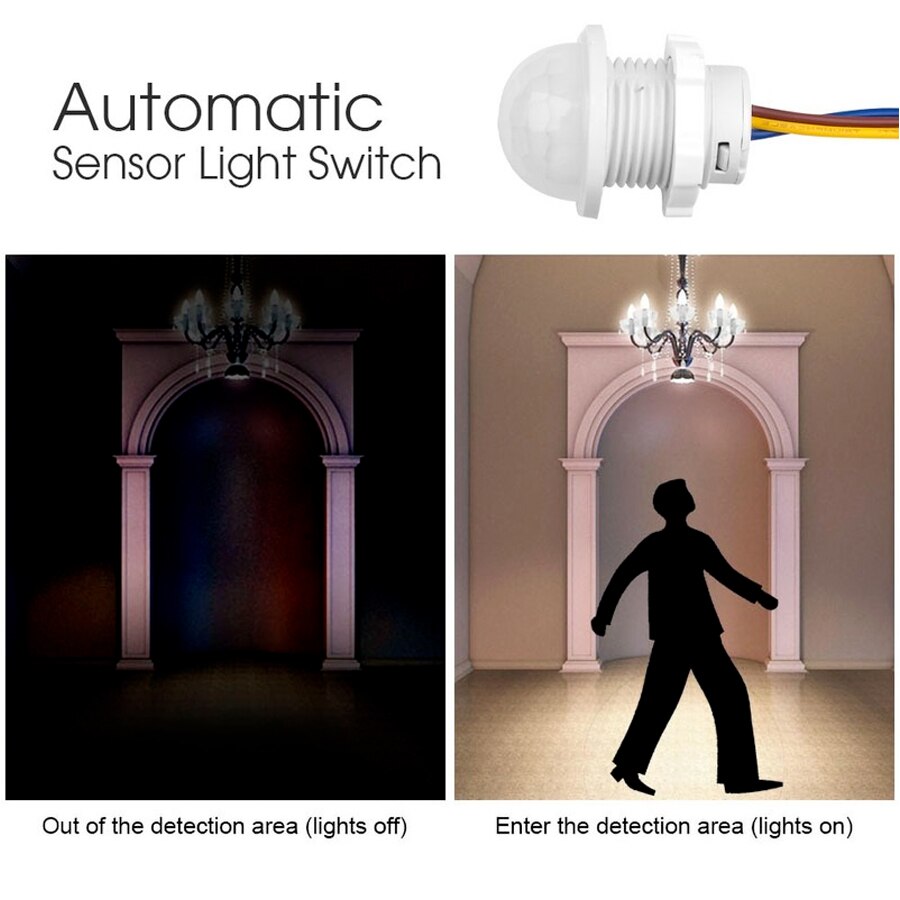 PIR Motion Sensor Detector Sma - огляд і ціна Outdoor Lighting Motion Sensor