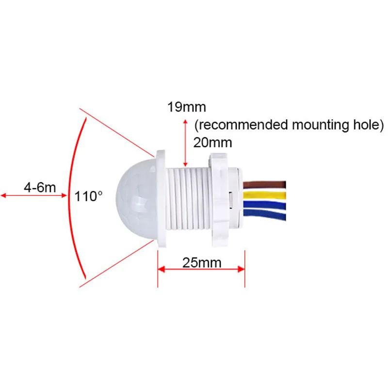 PIR Motion Sensor Detector Sma - огляд і ціна Outdoor Lighting Motion Sensor