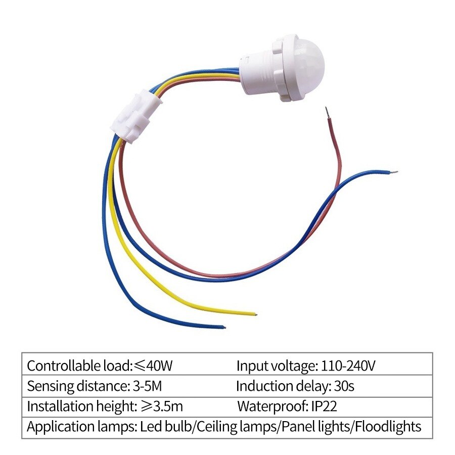 PIR Motion Sensor Detector Sma - огляд і ціна Outdoor Lighting Motion Sensor