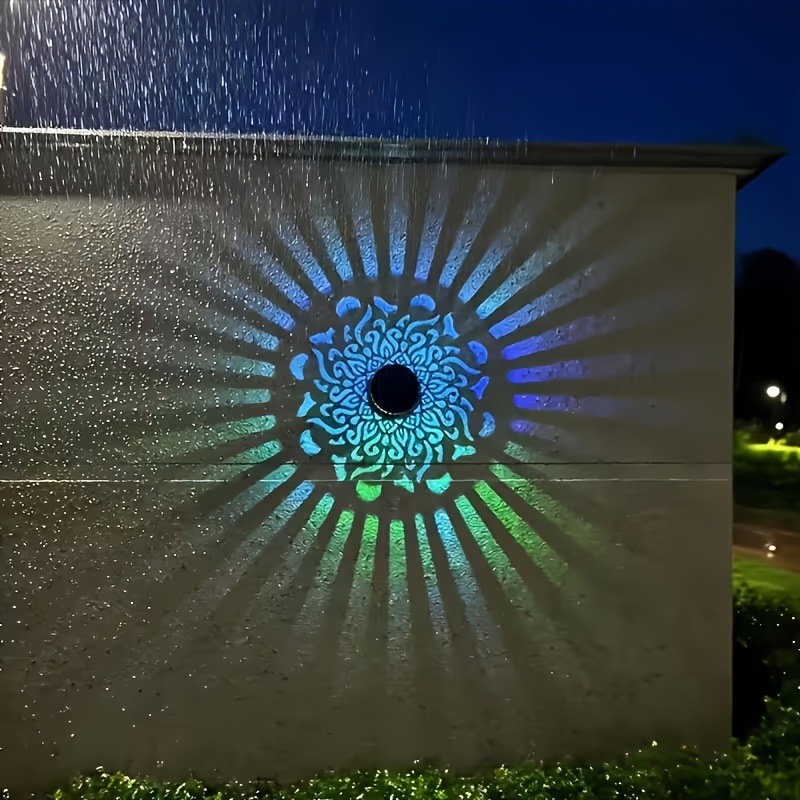 Solar LED Wall Light Mandala P - огляд і ціна Outdoor Lighting Effects