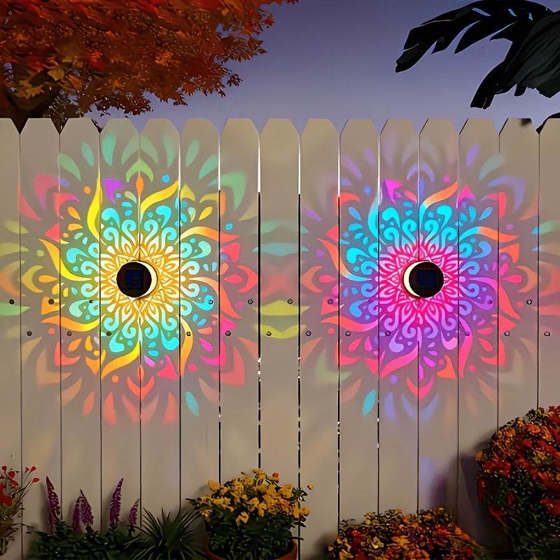Solar LED Wall Light Mandala P - огляд і ціна Outdoor Lighting Effects