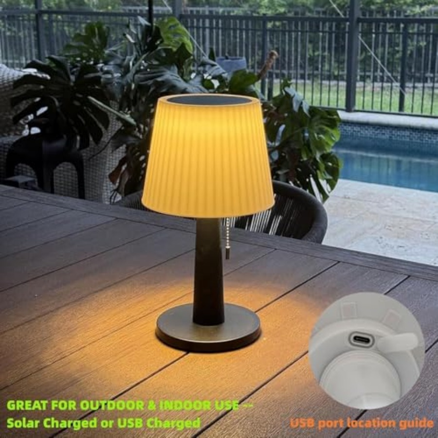 Solar Table Lamps Outdoor Indo - огляд і ціна Outdoor Lighting Waterproof