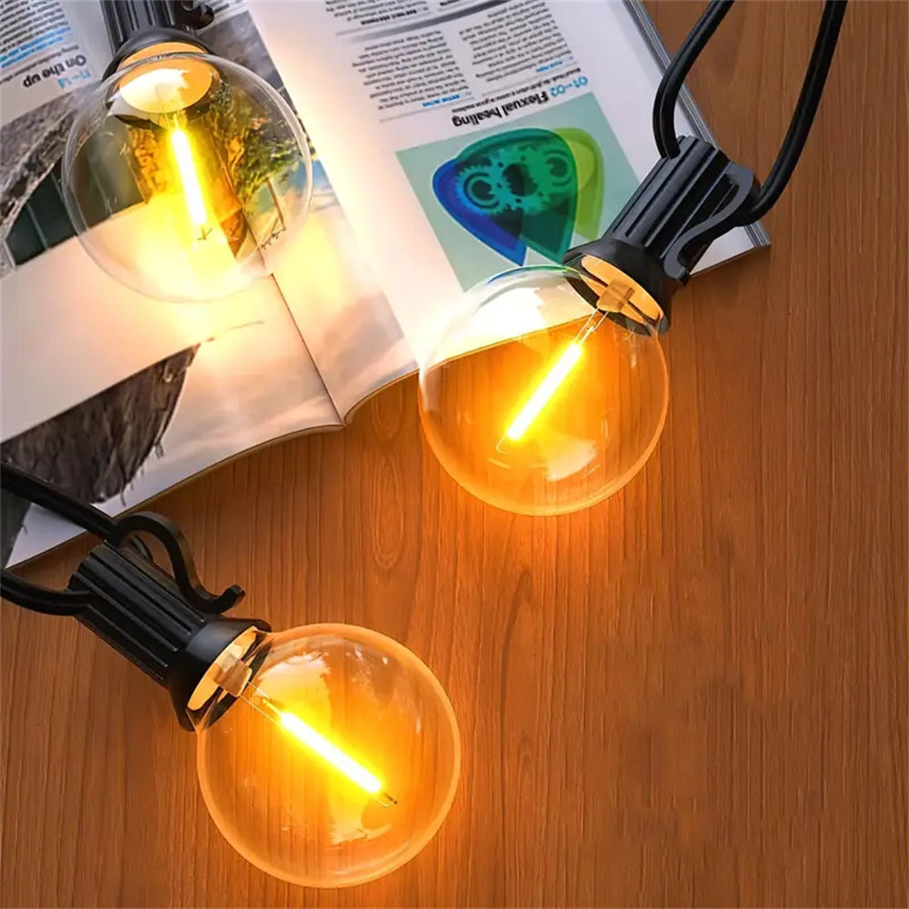 Outdoor String Lights, G40 Glo - огляд і ціна String Light Bistro